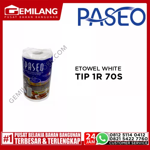 PASEO ETOWEL WHITE TIP 1R 70S