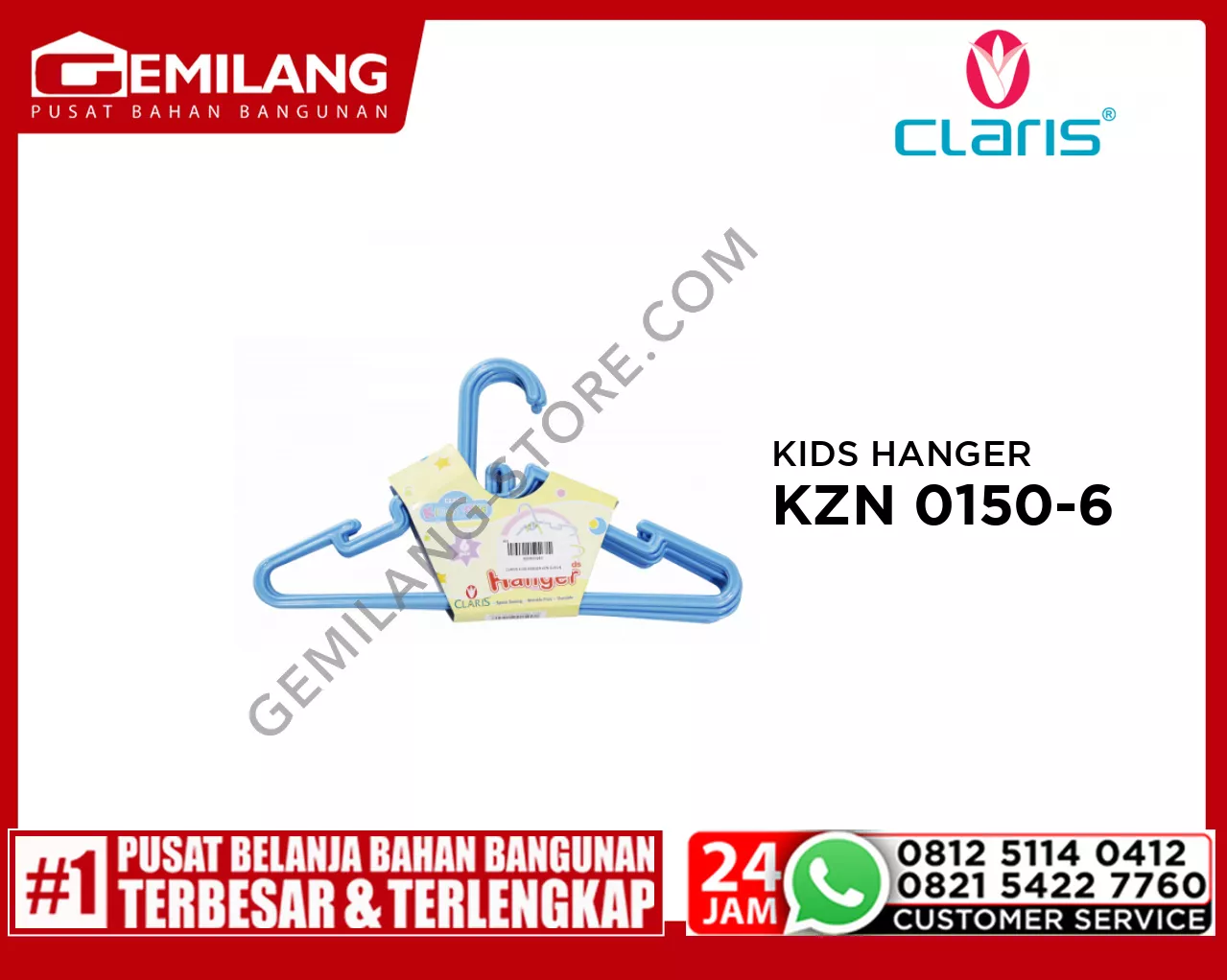 CLARIS KIDS HANGER KZN 0150-6