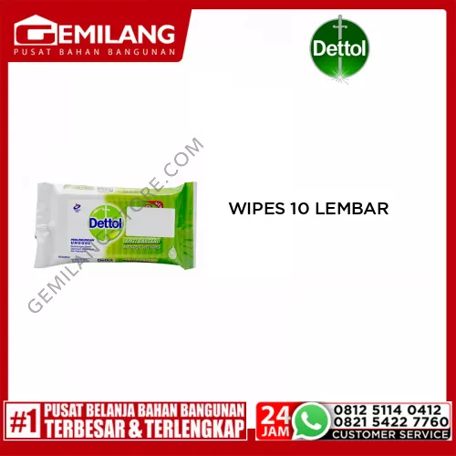 DETTOL WIPES 10S