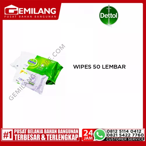 DETTOL WIPES 50S