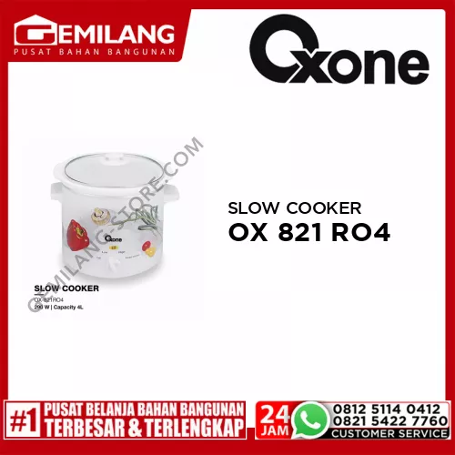 OXONE SLOW COOKER OX 821 RO4