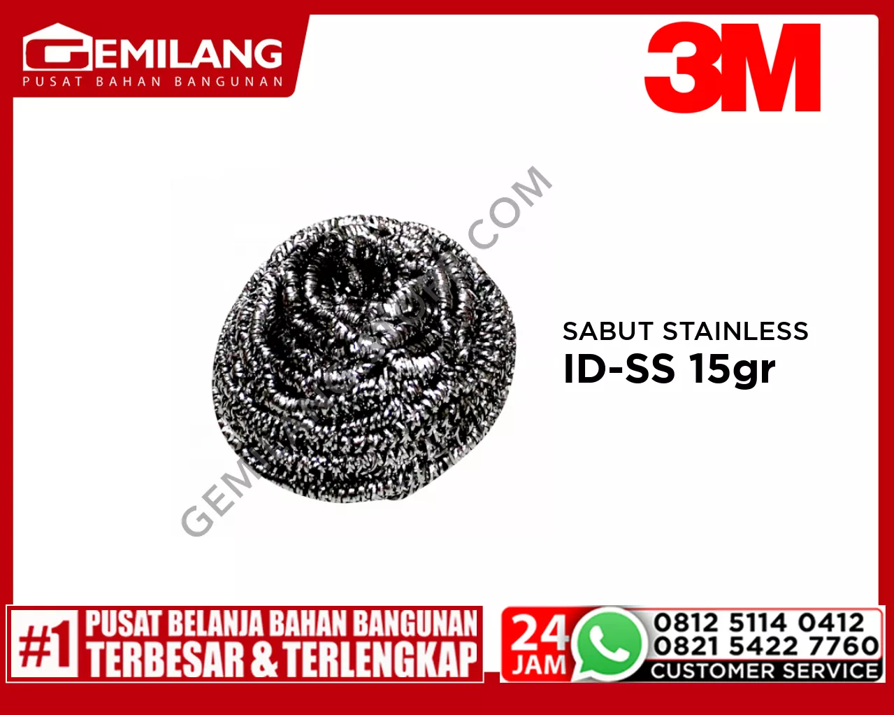3M SABUT STAINLESS ID-SS 15gr