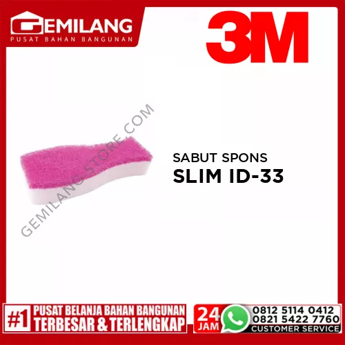 3M SABUT SPONS SLIM ID-33