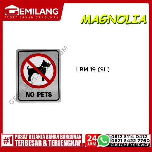 LBM 19 NO PETS (SL)