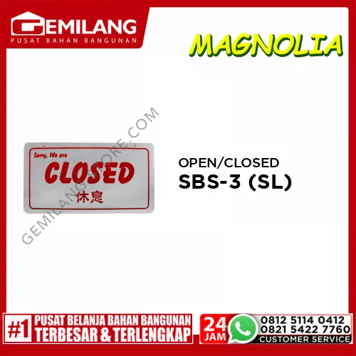 OPEN/CLOSED SBS-3 (SL)