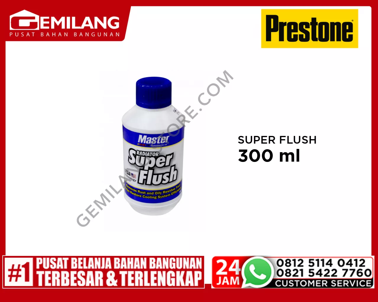 PRESTONE MASTER SUPER FLUSH 300ml