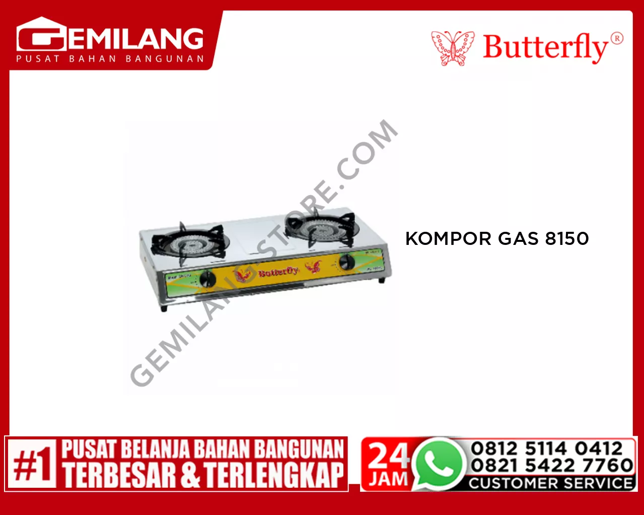 BUTTERFLY KOMPOR GAS 8150