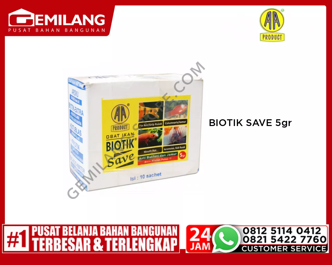 BIOTIK SAVE (anti bakteri & jamur) 5gr