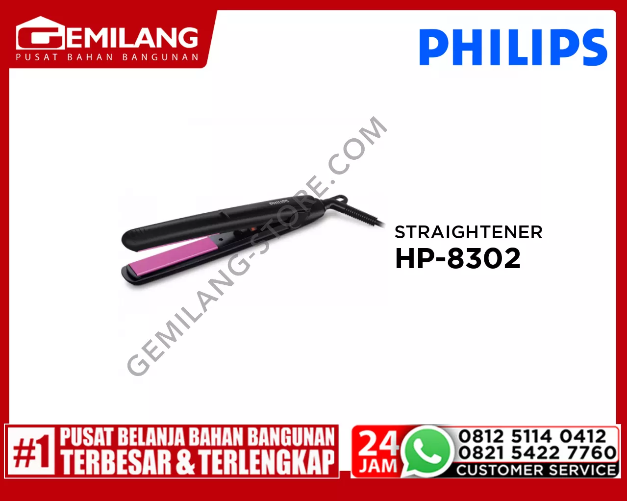 PHILIPS STRAIGHTENER HP-8302