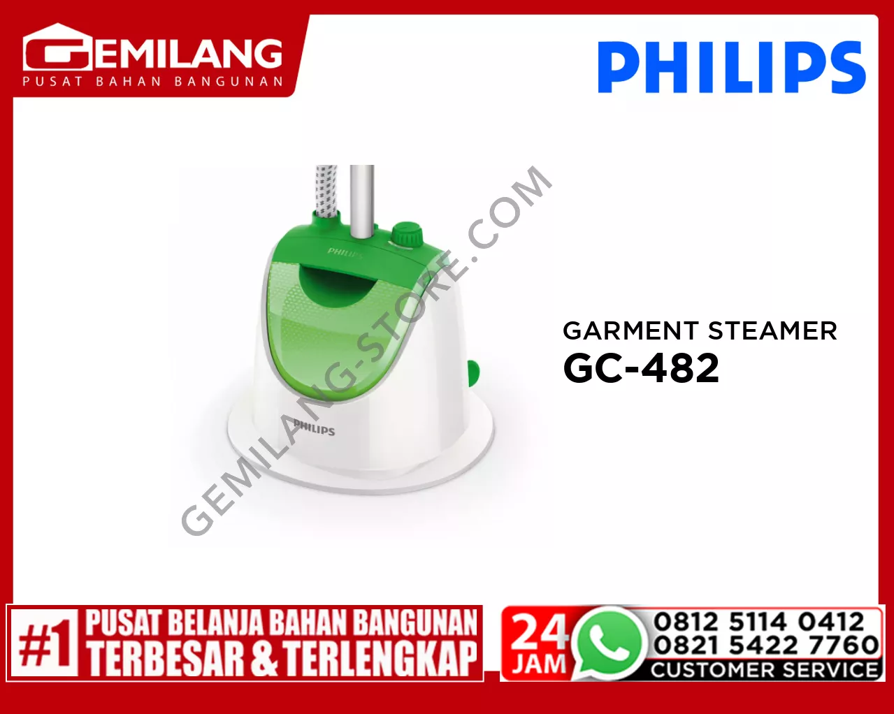 PHILIPS GARMENT STEAMER GC-482