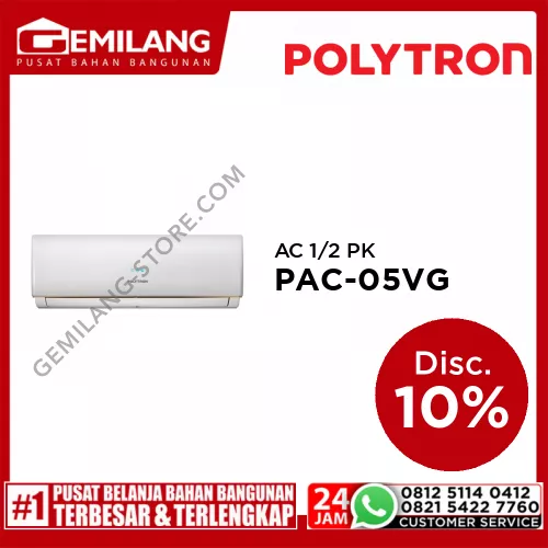 POLYTRON AC PAC-05VG 1/2 PK