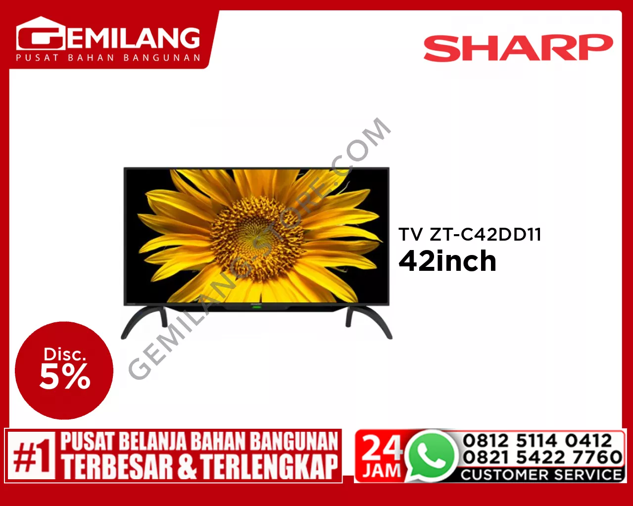 SHARP TV ZT-C42DD11 42inch