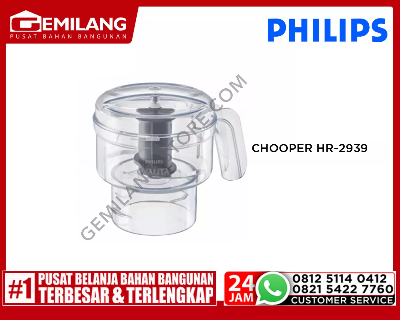 PHILIPS CHOOPER HR-2939