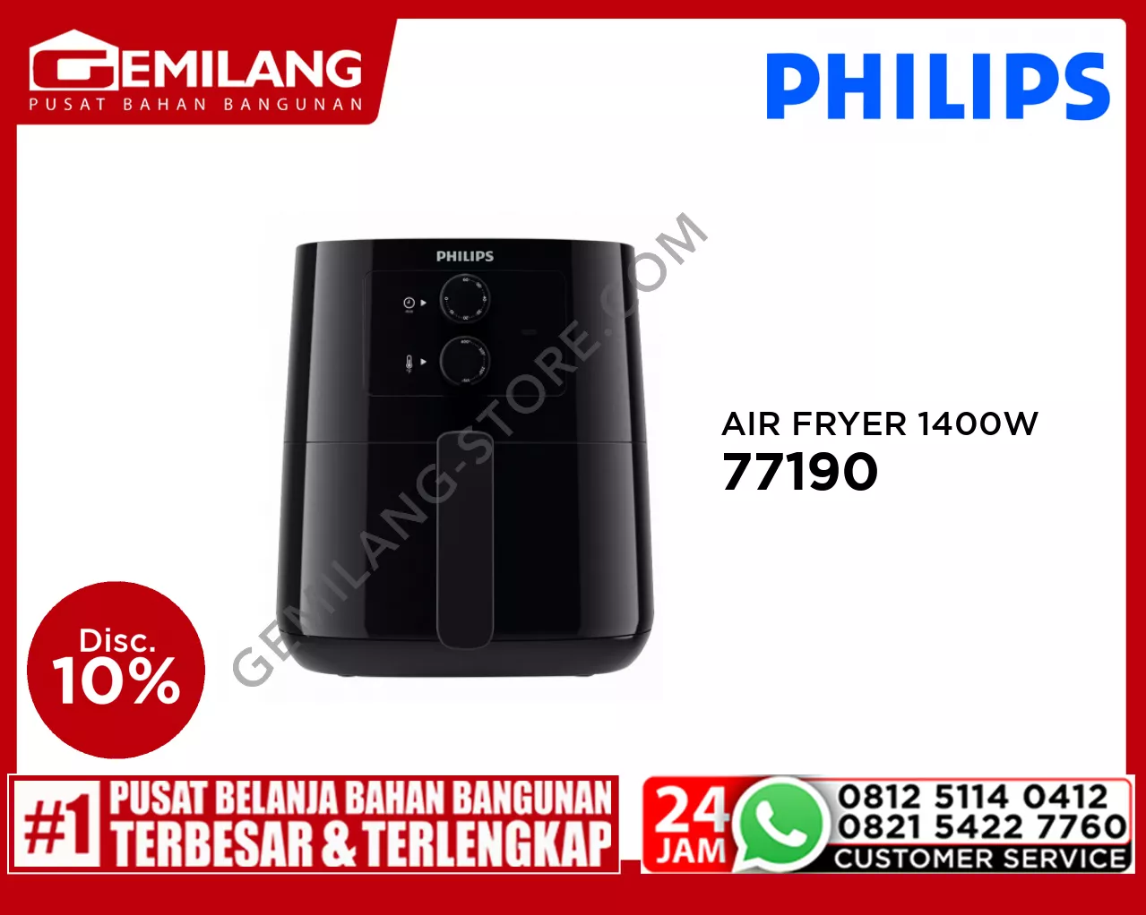 PHILIPS AIR FRYER HD 9200/91