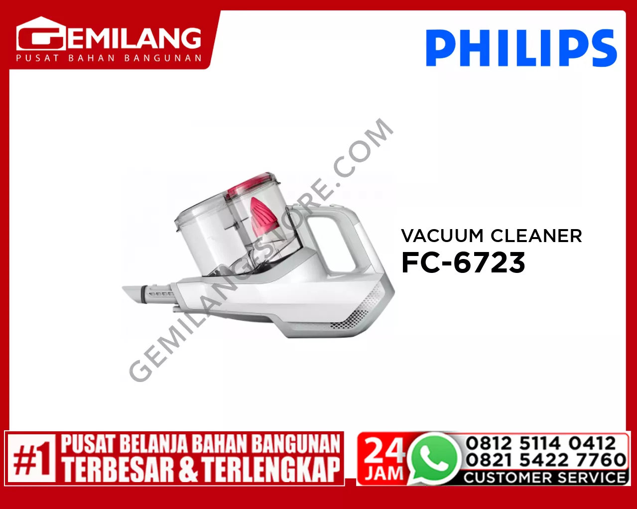 PHILIPS VACUUM CLEANER FC-6723