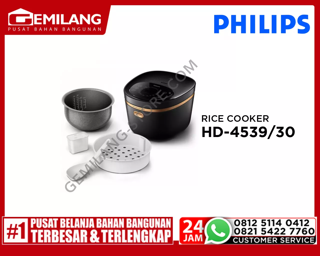 PHILIPS RICE COOKER HD-4539/30