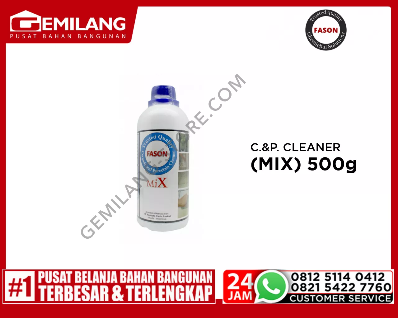 FASON CERAMIC & PORSELEN CLEANER (MIX) 500g