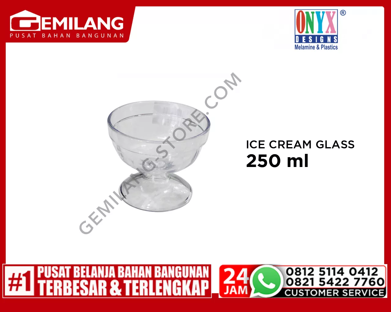 ONYX ICE CREAM GLASS ACG07AAF.FROSTY 250ml