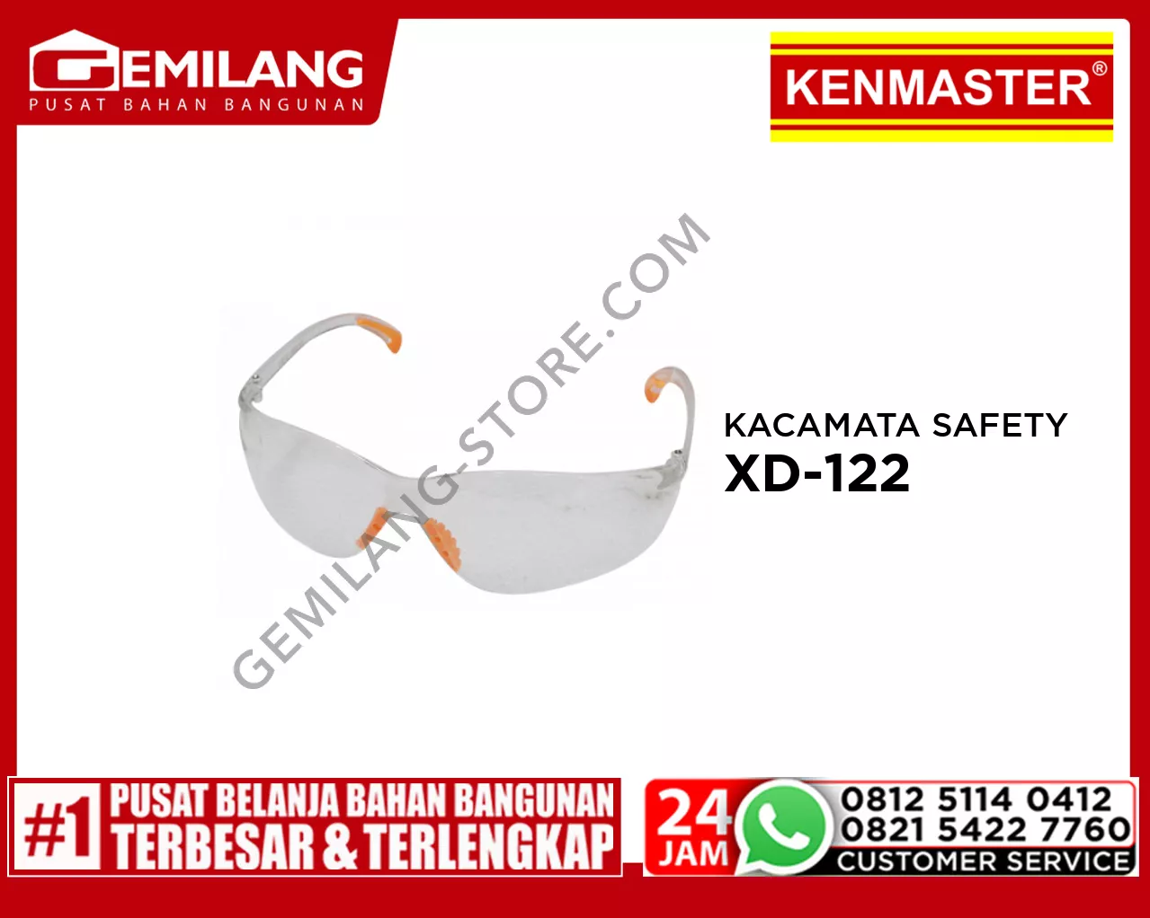 KENMASTER KACAMATA SAFETY XANDER XD-122