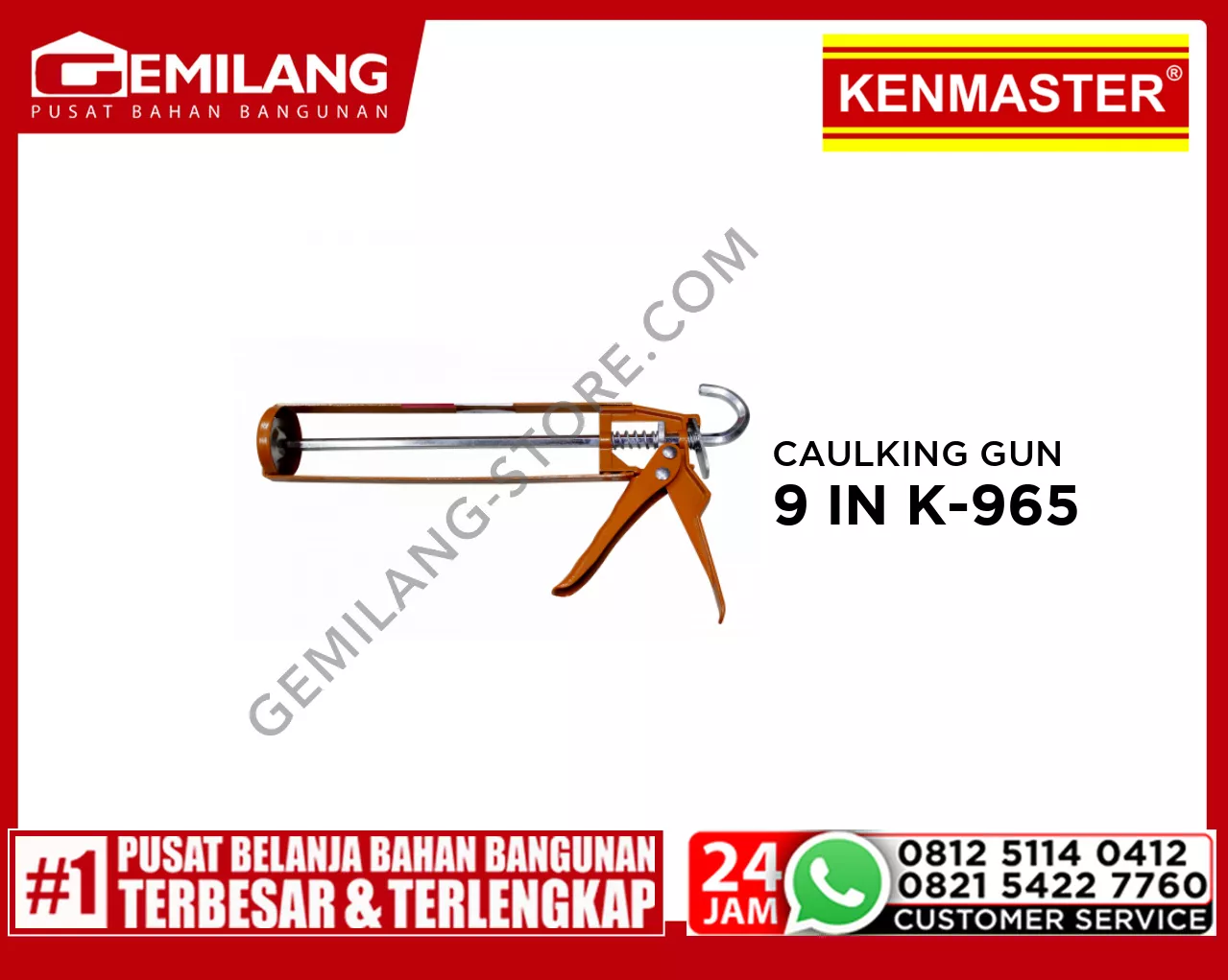 KENMASTER CAULKING GUN 9 IN K-965