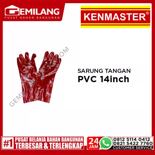 KENMASTER SARUNG TANGAN PVC 14inch