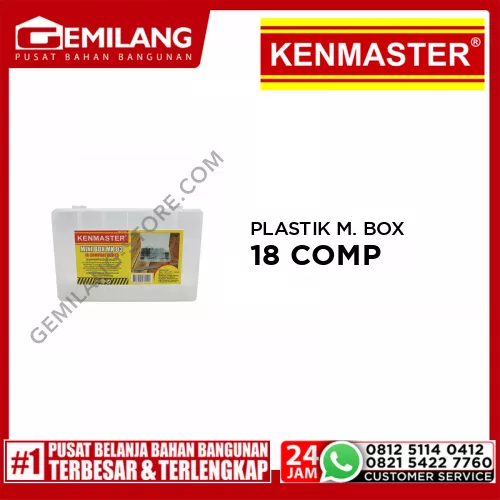 KENMASTER PLASTIK MINI BOX 18 COMP MK03