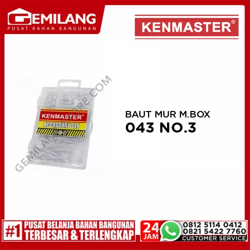 KENMASTER BAUT MUR MINI BOX 043 NO.3