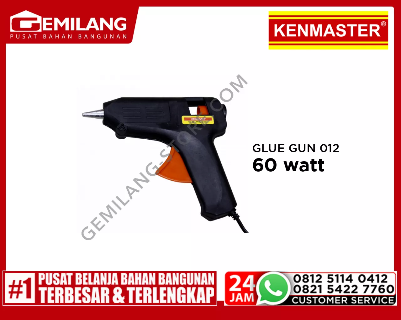 KENMASTER GLUE GUN 012 60w
