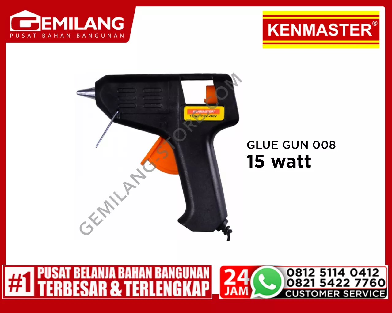 KENMASTER GLUE GUN 008 15w