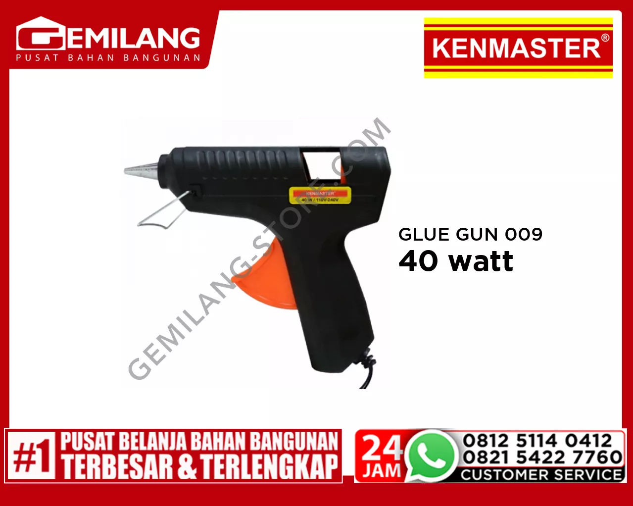 KENMASTER GLUE GUN 009 40w