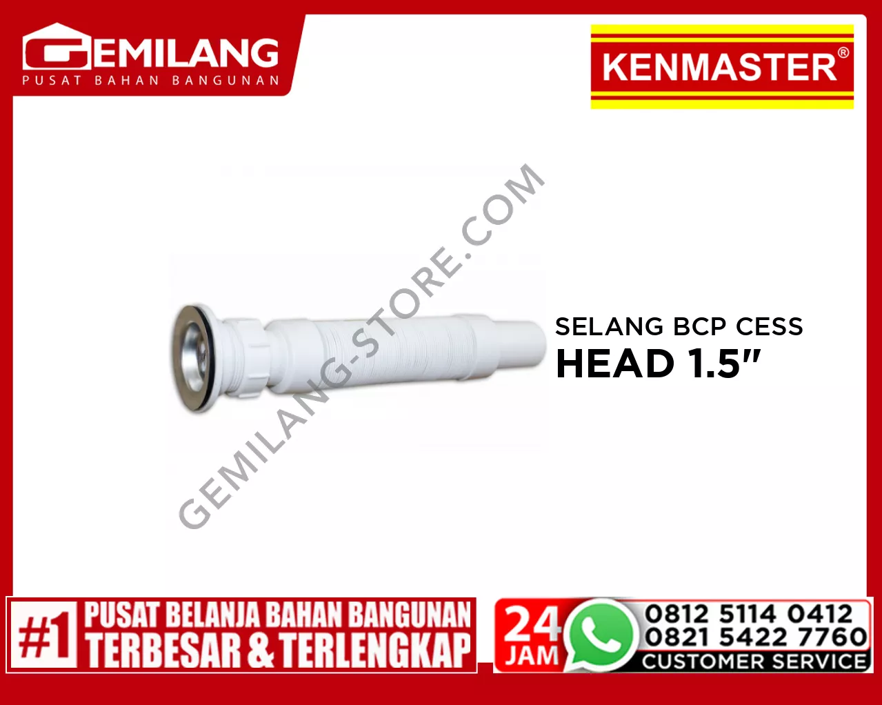 KENMASTER SELANG BCP CESS HEAD 1.5 inch