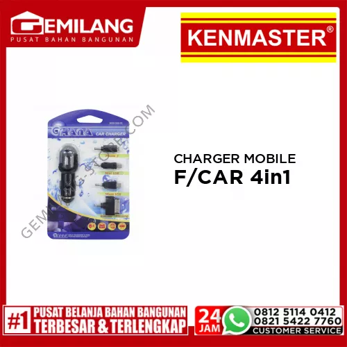 KENMASTER CHARGER MOBILE FOR CAR 4in1