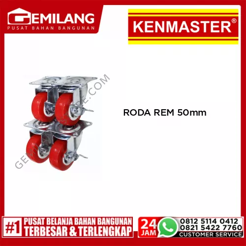 KENMASTER RODA REM 1192 - XD192 50mm 4pc