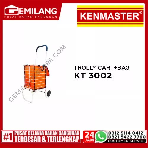 KENMASTER TROLLY CART ALM + BAG KT 3002