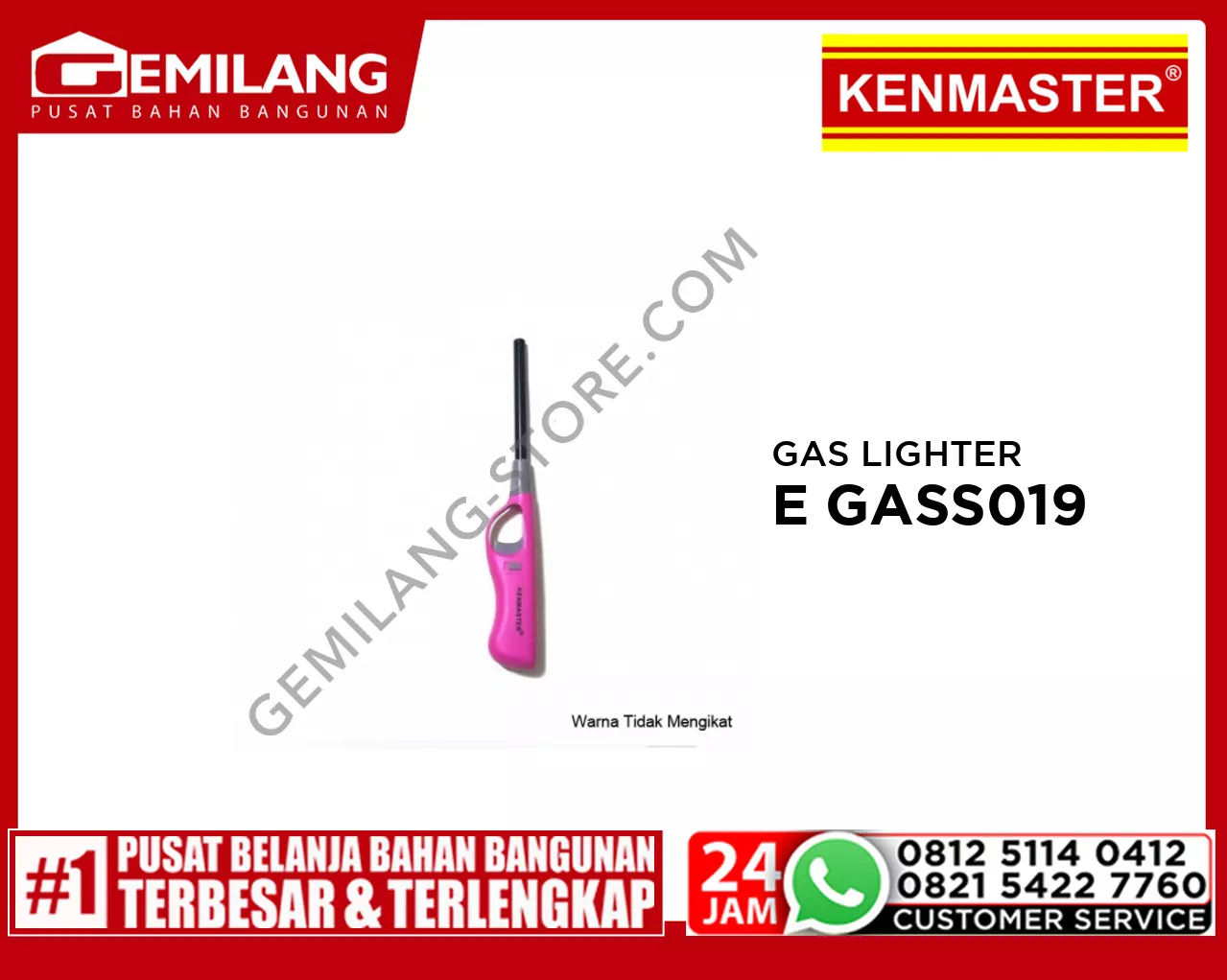 KENMASTER GAS LIGHTER E GASS019