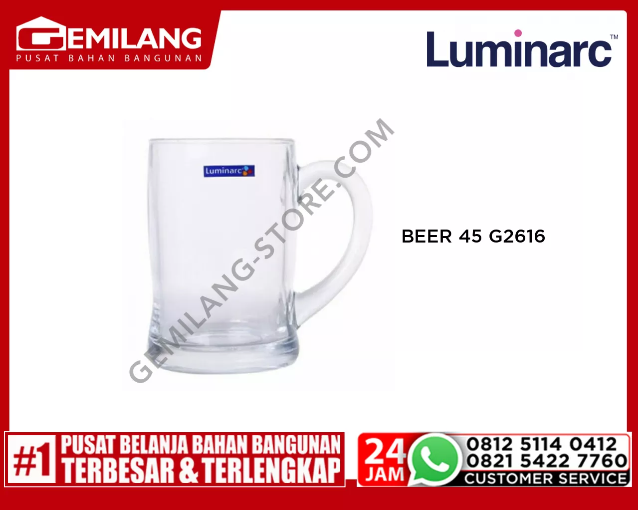 LUMINARC  BEER 45 G2616
