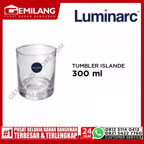 LUMINARC TUMBLER ISLANDE  30cl