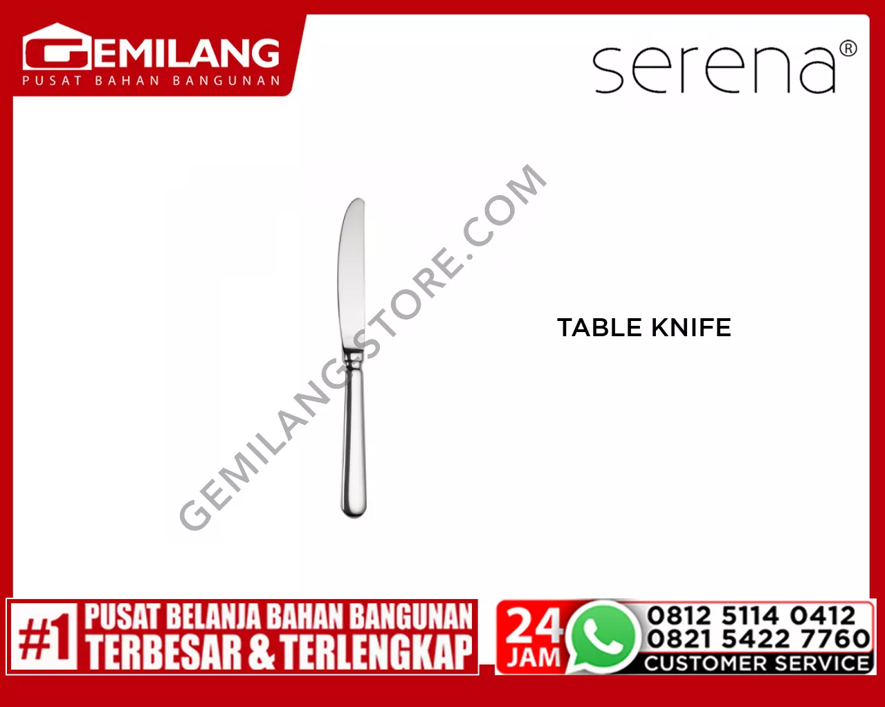 SERENA SYMETRY TABLE KNIFE YKSESYMTBLKNF