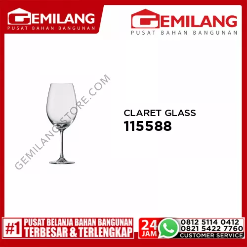 INVENTO CLARET GLASS 115588