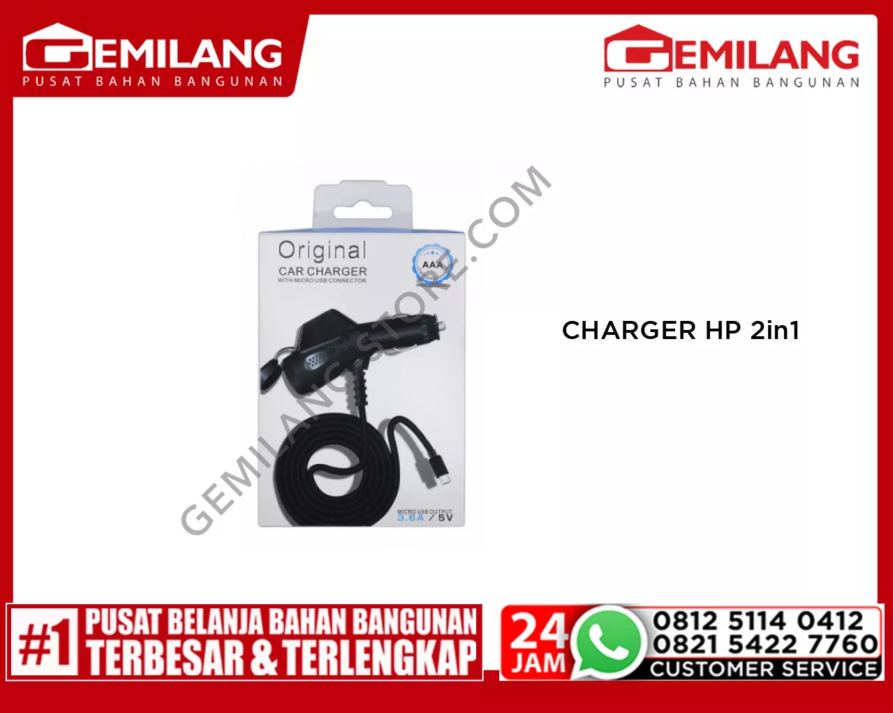 RAA CHARGER HP 2in1