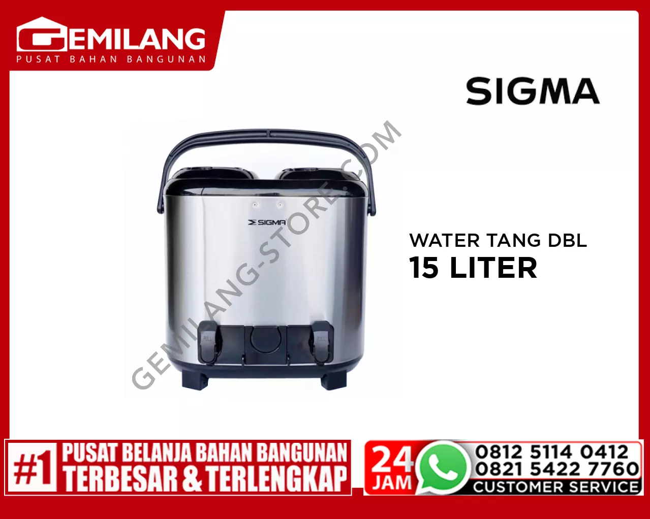 SIGMA WATER TANG DOUBLE 15tr