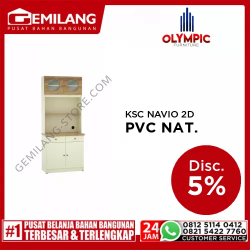 OLYMPIC KSC NAVIO 2D PVC NATURAL HOYO & CREAM BONE 791 x 435 x 1900