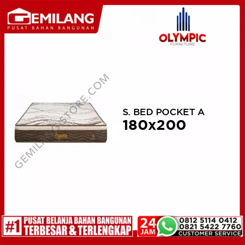 OLYMPIC SPRING BED POCKET AYANA 180 x 200