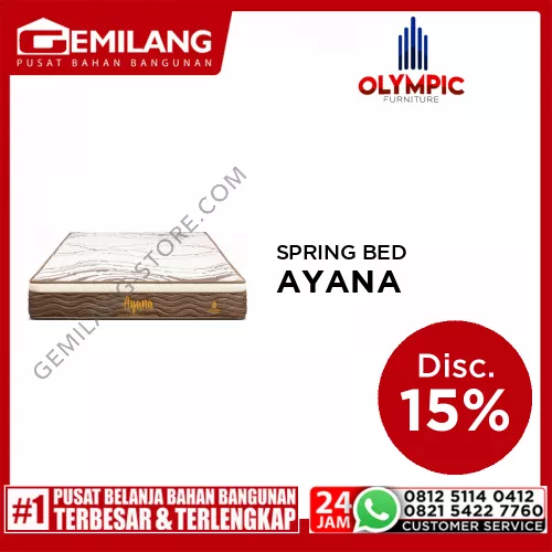 OLYMPIC SPRING BED AYANA + SANDARAN DENICA 160 x 200