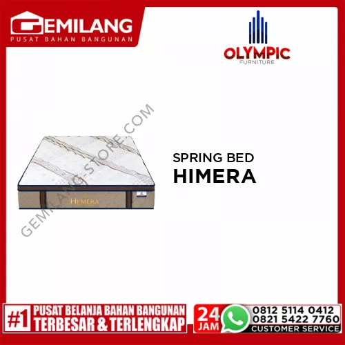 OLYMPIC SPRING BED HIMERA + DIVAN + SANDARAN NEW DINILAI LIST GOLD 160 x 200