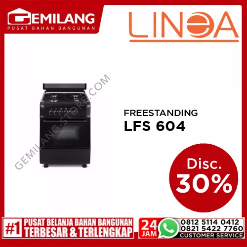 LINEA FREESTANDING LFS 604 BLACK