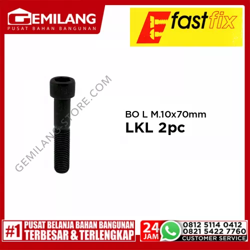 FAST FIX BO L M.10 x 70mm LKL 2pc/PAK