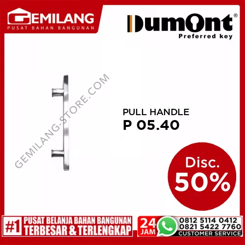 DUMONT PULL HANDLE P 05.40 (H-4 x 2) SSS + PSS 45cm