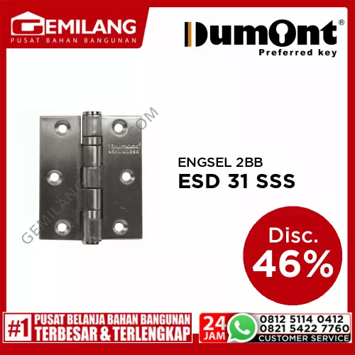 DUMONT ENGSEL SS201 ESD 31 SSS 3 x 2.5 x 2.2mm 2BB