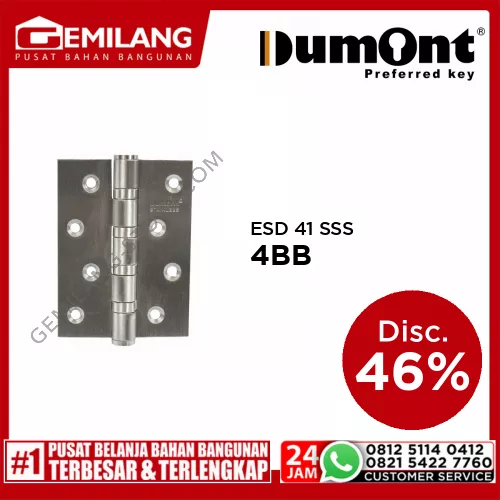 DUMONT ENGSEL SS201 ESD 41 SSS 4 x 3 x 1.8mm 4BB